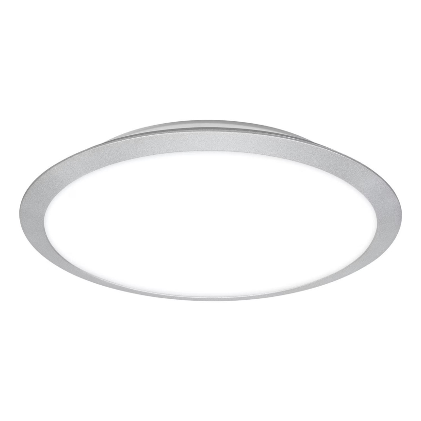 Brilo - LED badrumsplafond CTS LED/21W/230V 3000/4000K IP44 Ø 37 cm mattkrom