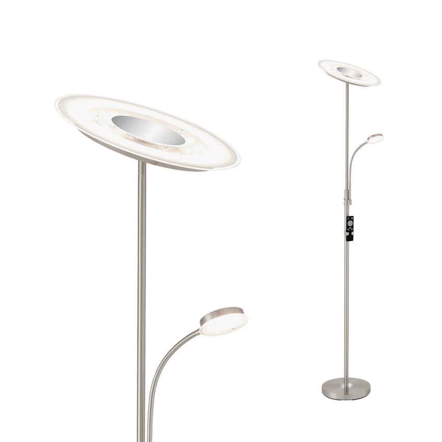 Brilo - LED Dimbar golvlampa LED/29,5W/230V + LED/3,5W 3000-6000K + fjärrkontroll