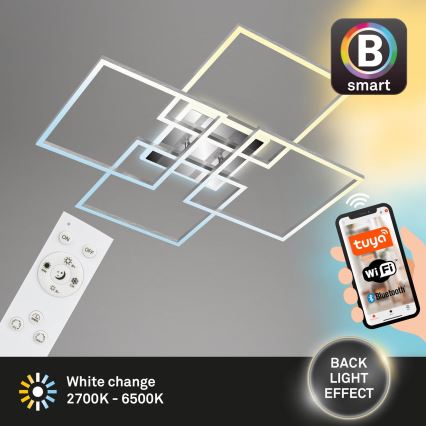 Brilo - LED dimbar taklampa FRAME LED/50W/230V 2700-6500K Wi-Fi Tuya + fjärrkontroll