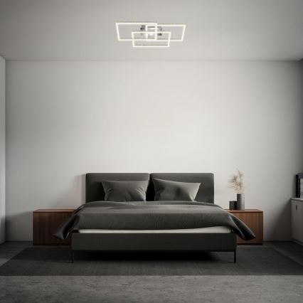 Brilo - LED Dimbar taklampa FRAME LED/57W/230V 3000K matt krom