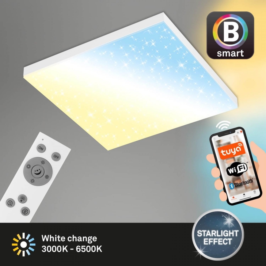 Brilo - LED Dimbar taklampa FRAMELESS LED/24W/230V 3000-6500K Wi-Fi Tuya + fjärrkontroll
