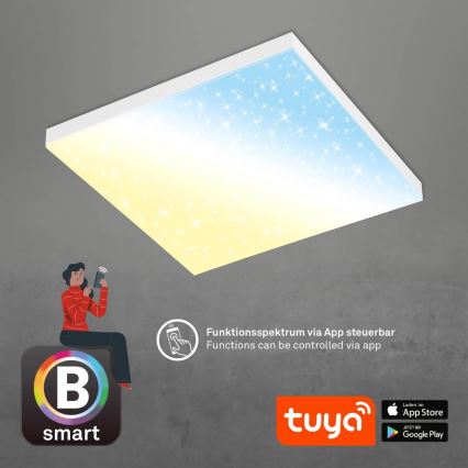 Brilo - LED Dimbar taklampa FRAMELESS LED/24W/230V 3000-6500K Wi-Fi Tuya + fjärrkontroll