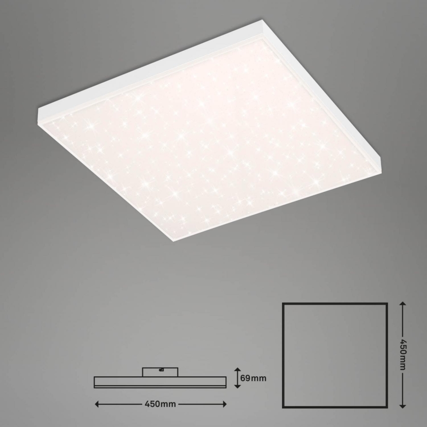 Brilo - LED Dimbar taklampa FRAMELESS LED/24W/230V 3000-6500K Wi-Fi Tuya + fjärrkontroll