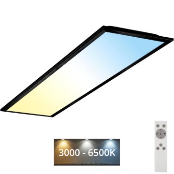 Brilo - LED Dimbar taklampa PIATTO LED/24W/230V 3000-6500K 100x25 cm + fjärrkontroll