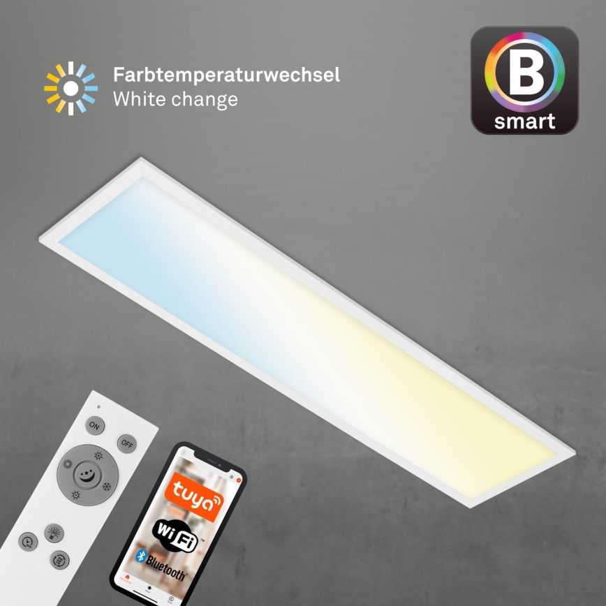 Brilo - LED Dimbar taklampa PIATTO LED/28W/230V 3000-6500K Wi-Fi Tuya + fjärrkontroll