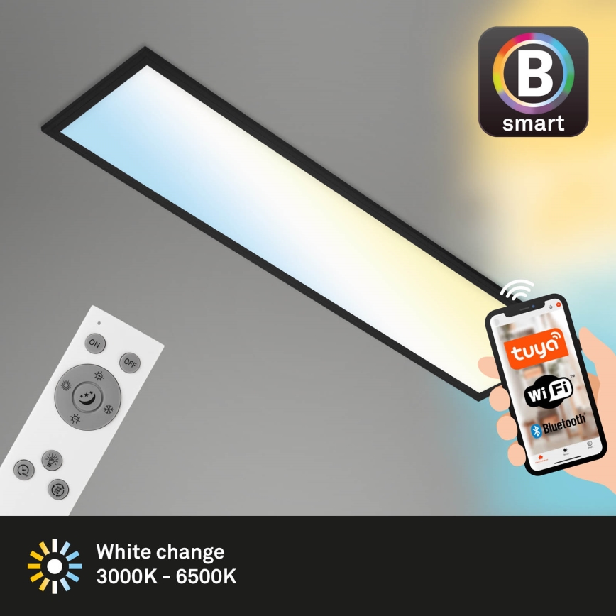 Brilo - LED Dimbar taklampa PIATTO LED/28W/230V 3000-6500K Wi-Fi Tuya + fjärrkontroll