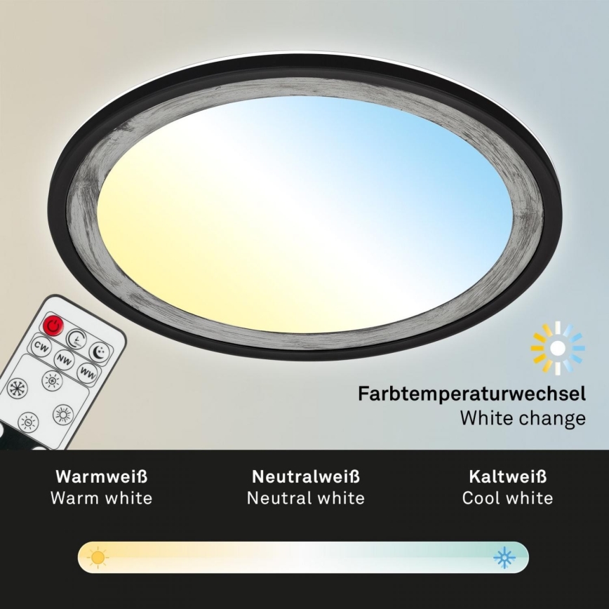 Brilo - LED Dimbar taklampa SLIM LED/22W/230V 2700-6500K + fjärrkontroll