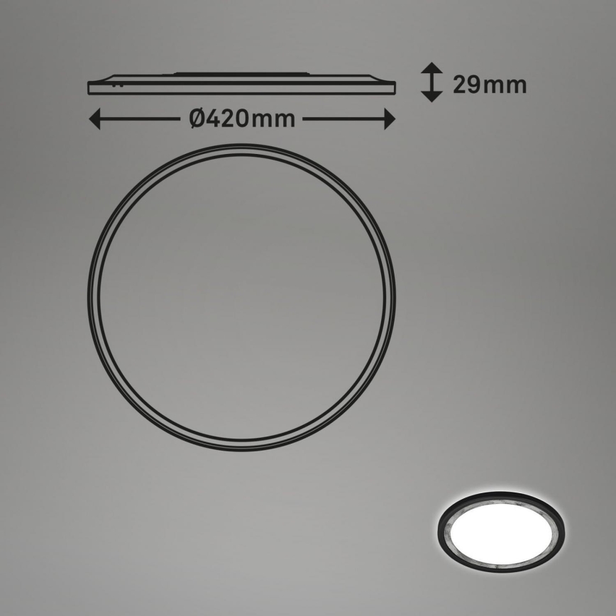 Brilo - LED Dimbar taklampa SLIM LED/22W/230V 2700-6500K + fjärrkontroll