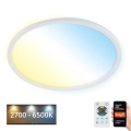 Brilo - LED Dimbar taklampa SLIM LED/22W/230V 2700-6500K Wi-Fi Tuya + fjärrkontroll