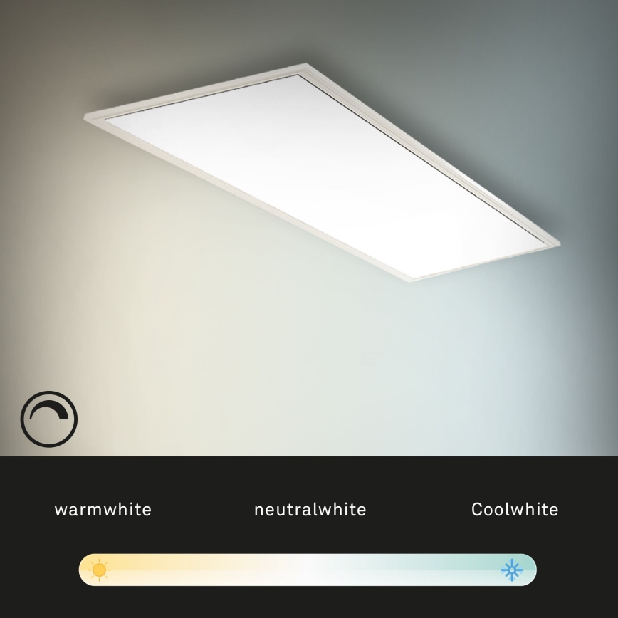 Brilo - LED Dimbar taklampa SLIM LED/24W/230V 3000-6500K 100x25 cm + fjärrkontroll