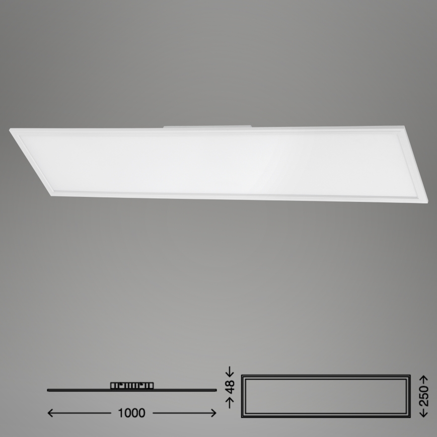 Brilo - LED Dimbar taklampa SLIM LED/24W/230V 3000-6500K 100x25 cm + fjärrkontroll