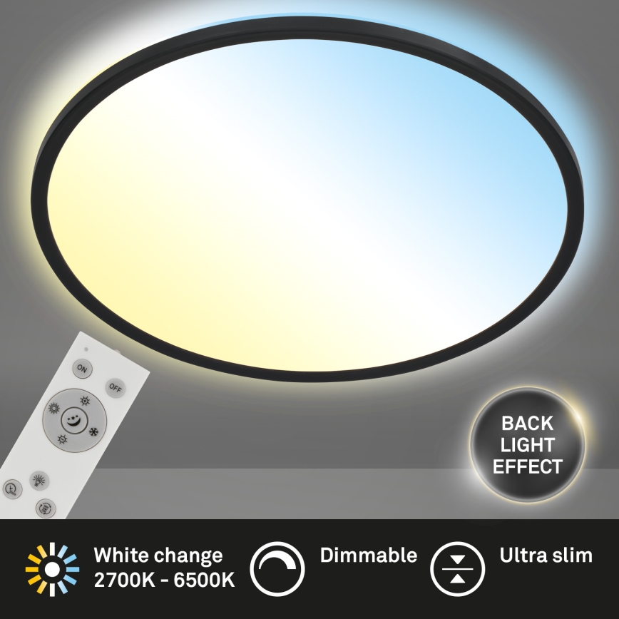 Brilo - LED Dimbar taklampa SLIM LED/31W/230V 2700-6500K + fjärrkontroll