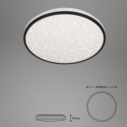 Brilo - LED Dimbar taklampa STARRY SKY LED/24W/230V 3000-6000K + fjärrkontroll