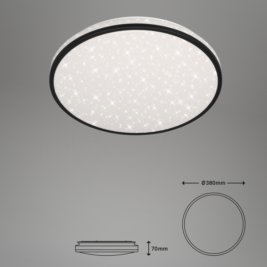 Brilo - LED Dimbar taklampa STARRY SKY LED/24W/230V 3000-6000K + fjärrkontroll