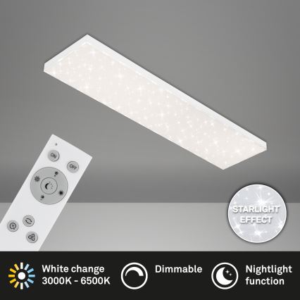 Brilo - LED Dimbar taklampa STARRY SKY LED/24W/230V 3000-6500K + fjärrkontroll