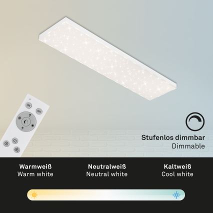 Brilo - LED Dimbar taklampa STARRY SKY LED/24W/230V 3000-6500K + fjärrkontroll