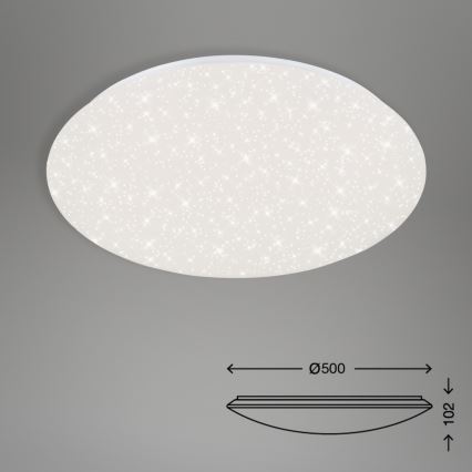 Brilo - LED Dimbar taklampa STARRY SKY LED/40W/230V 3000-6000K + fjärrkontroll