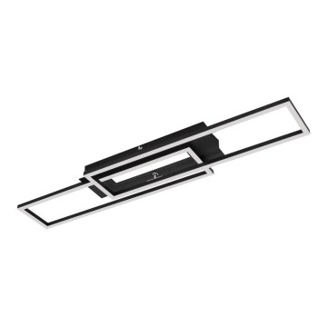 Brilo - LED fäst ljuskrona FRAME 2xLED/20W/230V svart