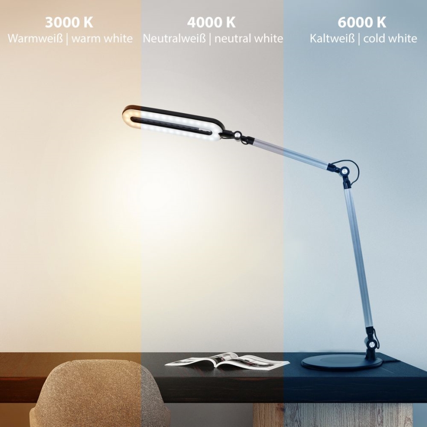 Brilo - LED ljusreglerad bordslampa touch LED/6,6W/230V 3000/4000/6000K