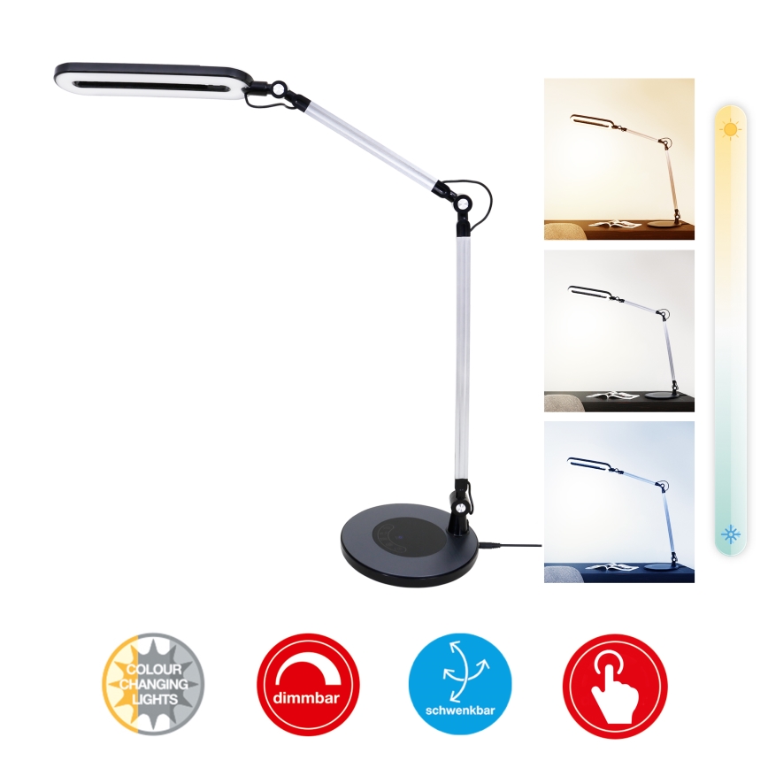 Brilo - LED ljusreglerad bordslampa touch LED/6,6W/230V 3000/4000/6000K