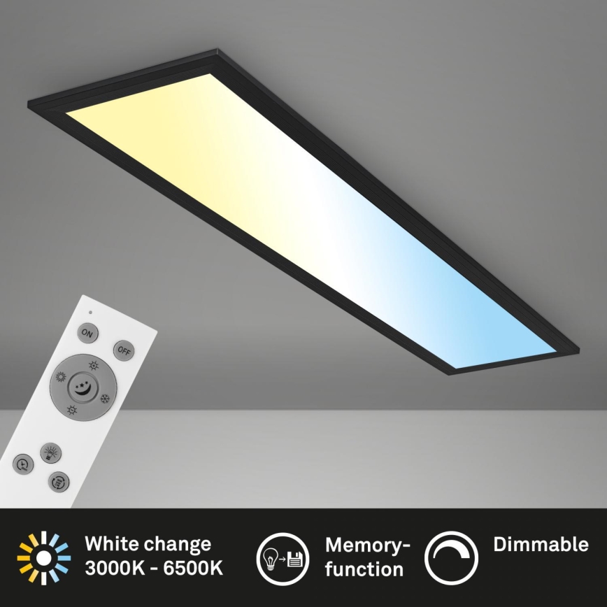 Brilo - LED Ljusreglerad fäst panel LED/24,5W/230V 3000-6500K + fjärrkontroll