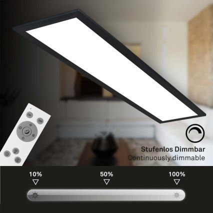 Brilo - LED Ljusreglerad fäst panel LED/24,5W/230V 3000-6500K + fjärrkontroll