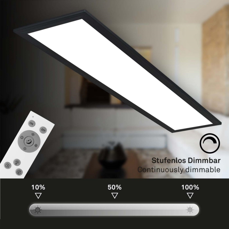 Brilo - LED Ljusreglerad fäst panel LED/24,5W/230V 3000-6500K + fjärrkontroll