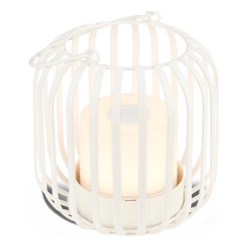 Brilo - LED Ljusreglerad uppladdningsbar utomhus bordslampa LED/2W/5V IP44 vit