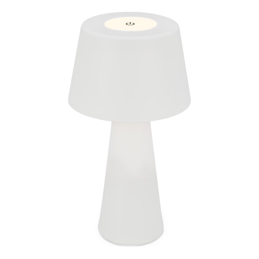 Brilo - LED Ljusreglerad uppladdningsbar utomhus bordslampa LED/3,5W/5V IP44 vit