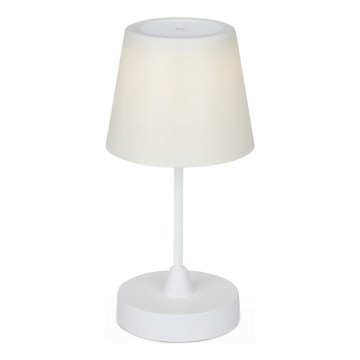 Brilo - LED Ljusreglerad uppladdningsbar utomhus bordslampa LED/3W/5V IP44 vit