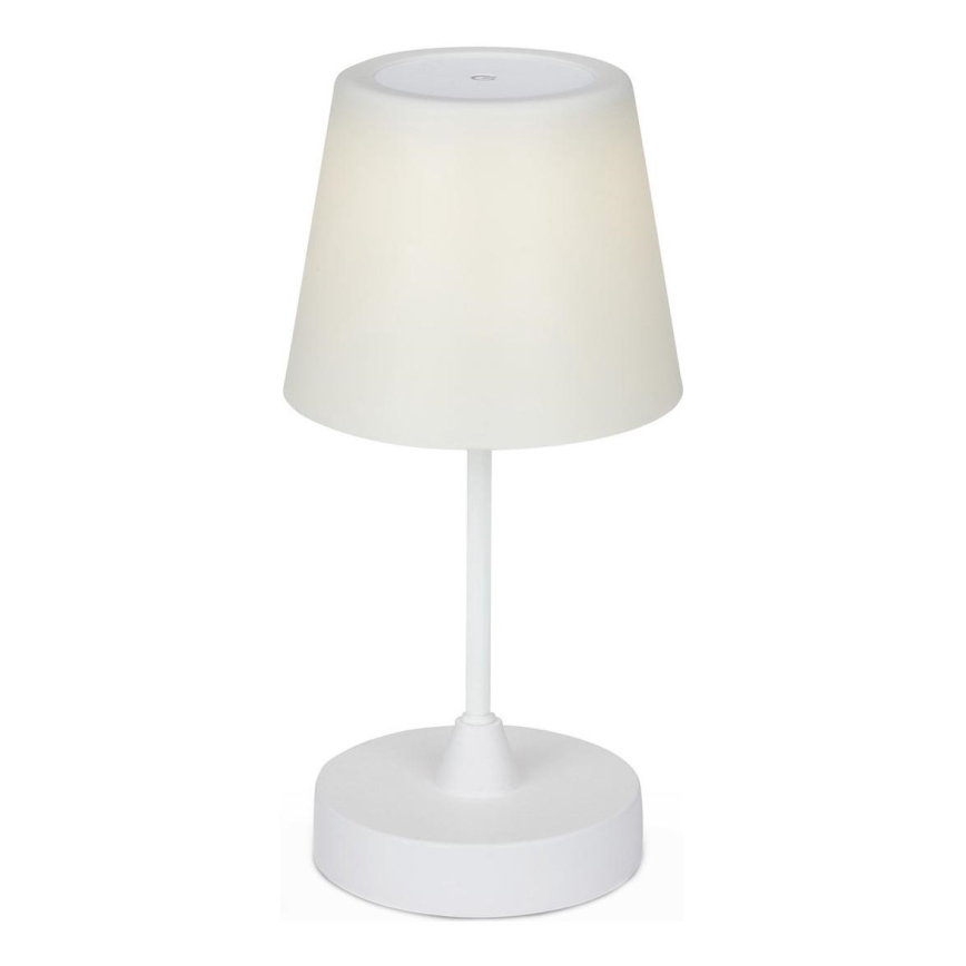 Brilo - LED Ljusreglerad uppladdningsbar utomhus bordslampa LED/3W/5V IP44 vit