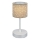 Brilo - LED Ljusreglerad uppladdningsbar utomhus bordslampa LOLE LED/3W/5V 2000mAh IP44 silver/beige
