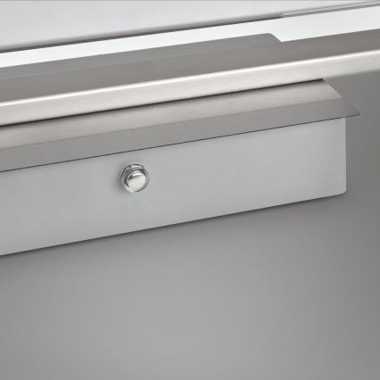 Brilo - LED ljusreglerad vägglampa LED/18W/230V 2700-4000K silver
