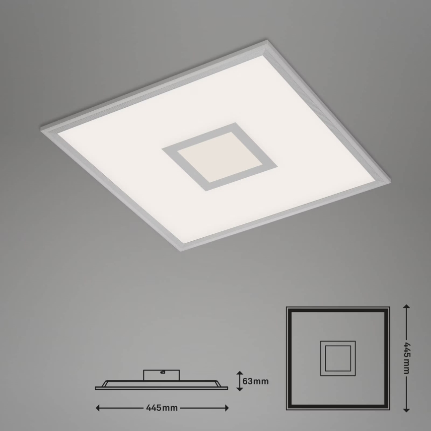 Brilo - LED RGB dimbar taklampa CENTRO LED/24W/230V 2700-6500K Wi-Fi Tuya + fjärrkontroll