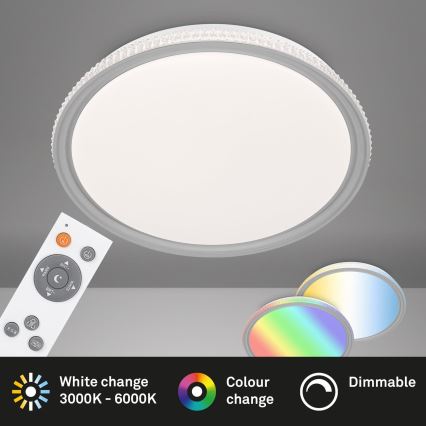Brilo - LED RGB Dimbar taklampa LED/40W/230V 3000-6500K + fjärrkontroll