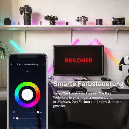 Brilo - LED RGBIC Ljusreglerad belysning skena Smart LED/24W/230V Wi-Fi Tuya
