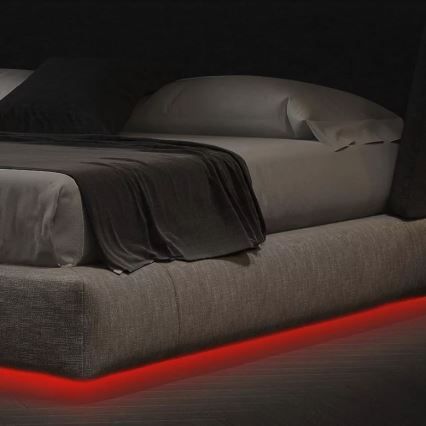 Brilo - LED RGBW dimbar remsa 6,5m LED/22W/230V + fjärrkontroll
