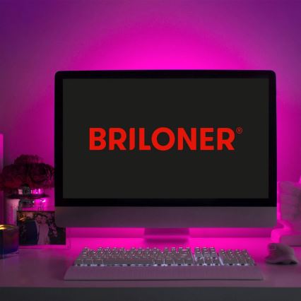 Brilo - LED RGBW dimbar remsa 6,5m LED/24W/230V + fjärrkontroll