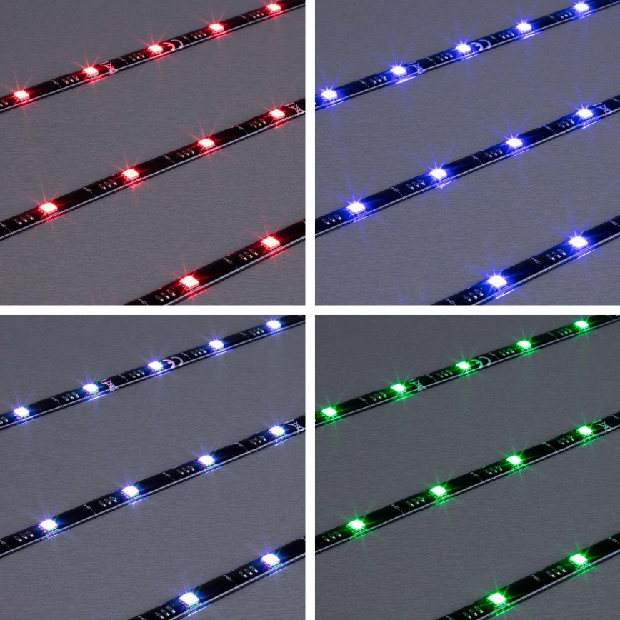 Brilo - LED RGBW dimbar remsa för TV 3m LED/2,5W/USB + fjärrkontroll