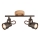 Brilo - LED-spot TAHUN 2xGU10/5W/230V brun
