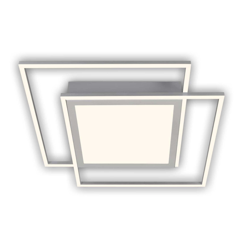 Brilo - LED-taklampa 2xLED/16W/230V + LED/19W 51,5x51,5 cm matt krom