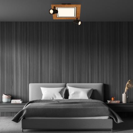 Brilo - LED taklampa LED/12W/230V + 2xGU10/9W 3000K