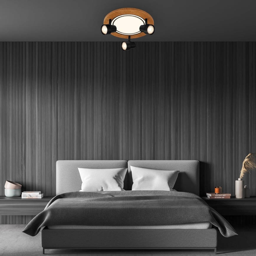 Brilo - LED taklampa LED/12W/230V + 3xGU10/9W 3000K