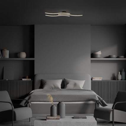 Brilo - LED taklampa LED/19W/230V 3000K svart