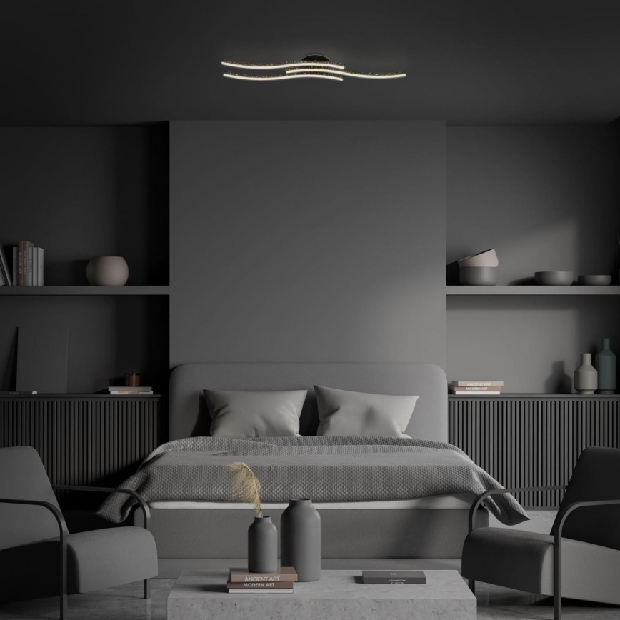 Brilo - LED taklampa LED/19W/230V 3000K svart