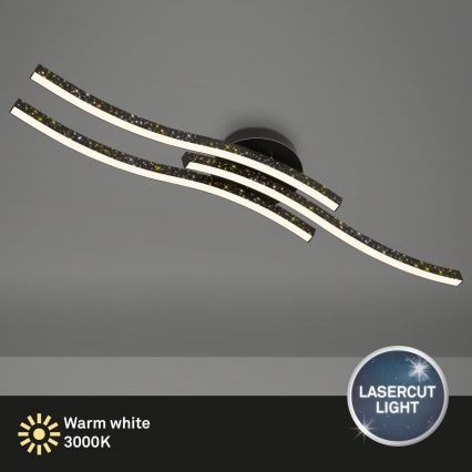 Brilo - LED taklampa LED/19W/230V 3000K svart