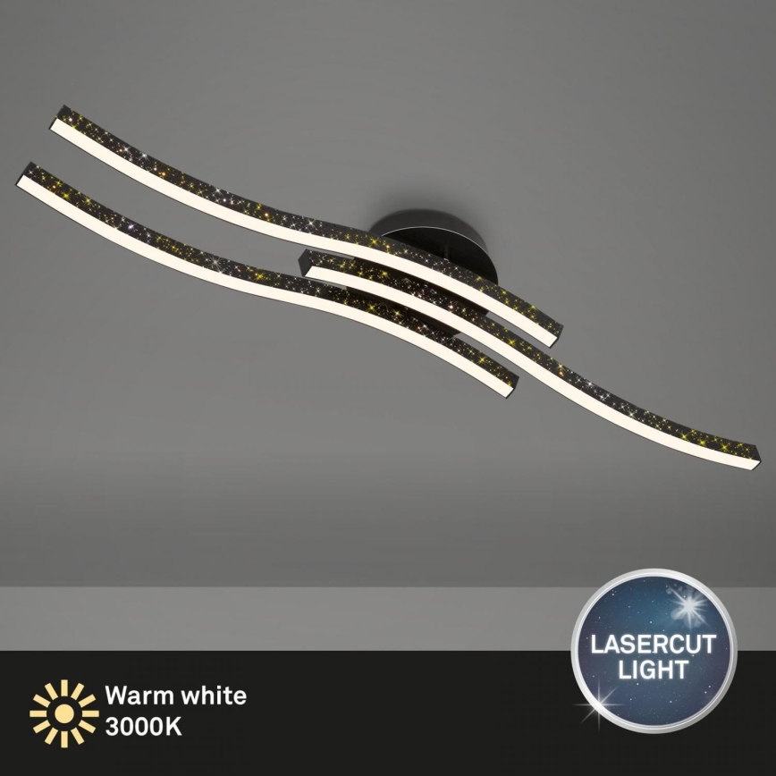 Brilo - LED taklampa LED/19W/230V 3000K svart