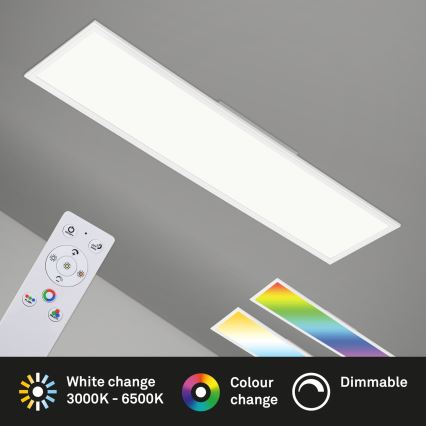 Brilo - RGBW Dimbar taklampa SLIM LED/40W/230V 3000-6500K + fjärrkontroll