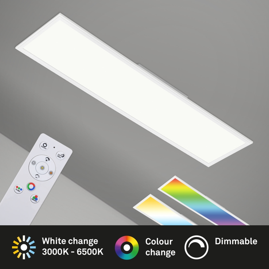 Brilo - RGBW Dimbar taklampa SLIM LED/40W/230V 3000-6500K + fjärrkontroll
