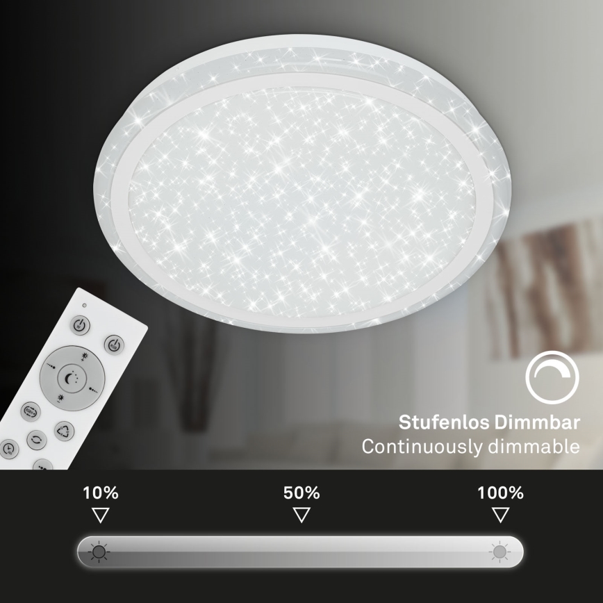 Brilo - RGBW Dimbar taklampa STARRY SKY LED/24W/230V 3000-6500K + fjärrkontroll